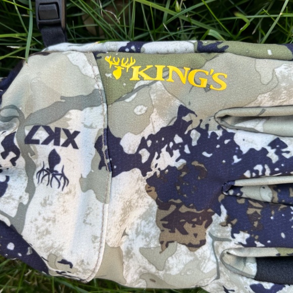 Men’s King’s XKG Insulated Gloves - Size Medium - Camo (XK7) - Like New - Picture 2 of 5